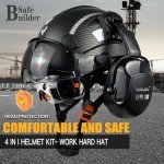 SAFEBUILDER Safety Helmet with Visors and Earmuffs