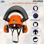 Aolamegs OSHA-Approved Chainsaw Helmet with Face Shield