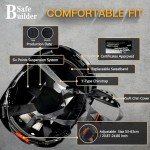 SAFEBUILDER Safety Helmet with Visors and Earmuffs