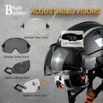 SAFEBUILDER Safety Helmet with Visors and Earmuffs