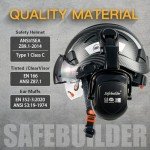 SAFEBUILDER Safety Helmet with Visors and Earmuffs