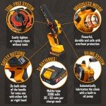 YARD XPERT Mini 6-Inch Cordless Chainsaw