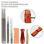 MOPASEN Chainsaw Sharpener Kit with Files and Gauges