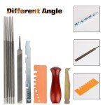 MOPASEN Chainsaw Sharpener Kit with Files and Gauges