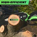 Saker 6-Inch Mini Cordless Chainsaw for Garden Use