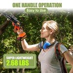 ZEEKSAW 6-Inch Cordless Mini Chainsaw with Batteries