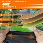 STARTWO Heavy-Duty Waterproof Mulch Cover, 83.8 x 109.2 cm