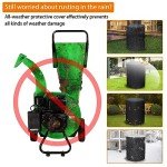 STARTWO Heavy-Duty Waterproof Mulch Cover, 83.8 x 109.2 cm