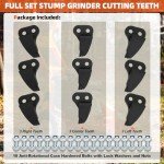 9-Pack Stump Grinder Teeth for DK2 & Power King