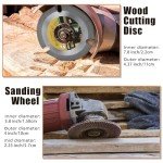 13-Piece Wood Carving Disc Set for Angle Grinders