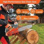 25.4CC Lightweight Top Handle Gas Chainsaw