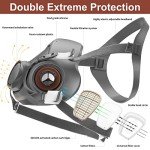Half Face Respirator Mask with Filters for Dust
