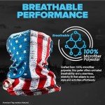 5-Pack UV Face Shield & Neck Gaiter Set