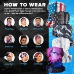 5-Pack UV Face Shield & Neck Gaiter Set