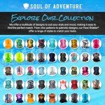 5-Pack UV Face Shield & Neck Gaiter Set