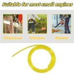 Awoopdan Chainsaw Fuel Line Replacement Kit 4-Pack