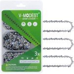 10" Chainsaw Chain 3-Pack - Fits Multiple Brands