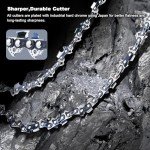 10" Chainsaw Chain 3-Pack - Fits Multiple Brands