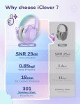 iClever Kids Noise-Canceling Headphones, 26 dB NRR
