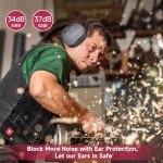Noise-Canceling Ear Protection Headphones for Outdoor Use