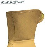 Leather Utility Long Cuff Work Gloves for Men