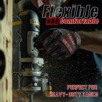 Heavy Duty Anti-Vibration Work Gloves for Men