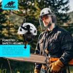 DarlingSafe 3-in-1 Forestry Safety Helmet & Shield
