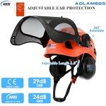 Aolamegs Forestry Safety Chainsaw Helmet with Ear Protection