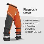 Husqvarna Chainsaw Chaps and Helmet Safety Set
