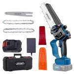 Cordless Electric Chainsaw with 2000mAh Battery