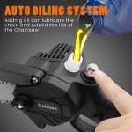 Sofrose 6-Inch Cordless Mini Chainsaw with Batteries