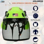 Aolamegs OSHA-Approved Chainsaw Helmet with Face Shield
