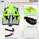 Aolamegs OSHA-Approved Chainsaw Helmet with Face Shield