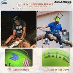 Aolamegs OSHA-Approved Chainsaw Helmet with Face Shield