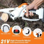 Peektook 6-Inch Mini Cordless Electric Chainsaw
