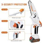Peektook 6-Inch Mini Cordless Electric Chainsaw