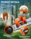 Portable Chainsaw Sharpener with Accessories and Storage