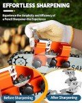 Portable Chainsaw Sharpener with Accessories and Storage