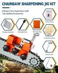 Portable Chainsaw Sharpener with Accessories and Storage