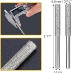 Diamond Chainsaw Sharpener Burrs - 8 Pieces Set