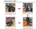 Universal Chainsaw Holder for Tractors and Vehicles