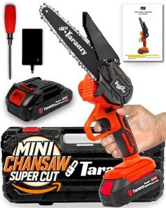 Taranzy 6-Inch Cordless Mini Chainsaw - Powerful & Lightweight