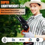 Taranzy 6-Inch Cordless Mini Chainsaw - Powerful & Lightweight
