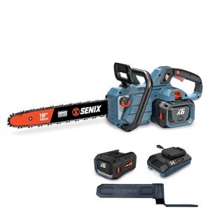 SENIX X6 60V Cordless 18-Inch Chainsaw Package