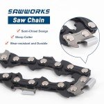 SawWorks 3-Pack 8" Pole Saw Chains