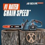 SENIX X6 60V Cordless 18-Inch Chainsaw Package