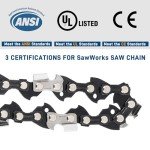 SawWorks 3-Pack 8" Pole Saw Chains