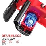 12-Inch Cordless Mini Brushless Electric Chainsaw