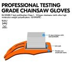 Vgo Chainsaw Winter Gloves with 12-Layer Protection