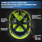 Ultramaxx 5-in-1 Forestry Safety Helmet with Bluetooth